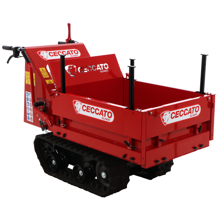 Cingolone telaketjukuljetin 350 kg Honda GP160 laajennettava lava