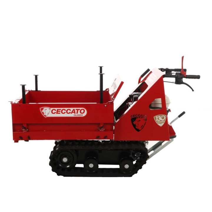 Cingolone telaketjukuljetin, 350 kg, Honda GP160, laajennettava lava