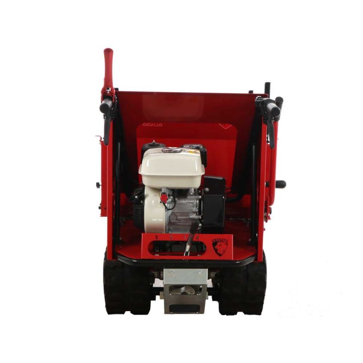 Cingolone telaketjukuljetin, 350 kg, Honda GP160, laajennettava lava