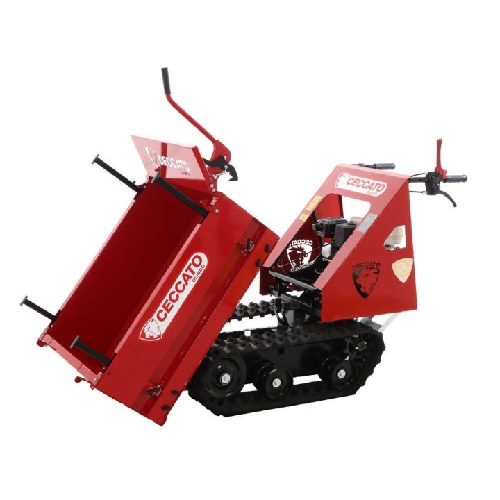 Cingolone telaketjukuljetin, 350 kg, Honda GP160, laajennettava lava