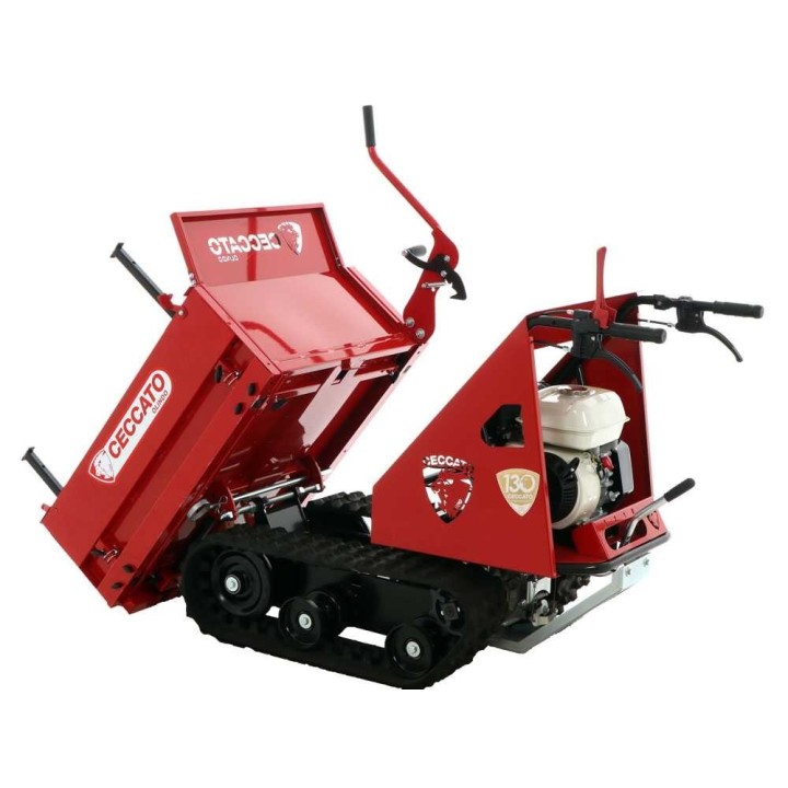 Cingolone telaketjukuljetin, 350 kg, Honda GP160, laajennettava lava