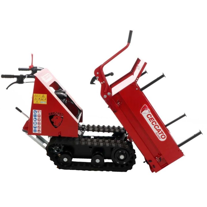 Cingolone telaketjukuljetin, 350 kg, Honda GP160, laajennettava lava