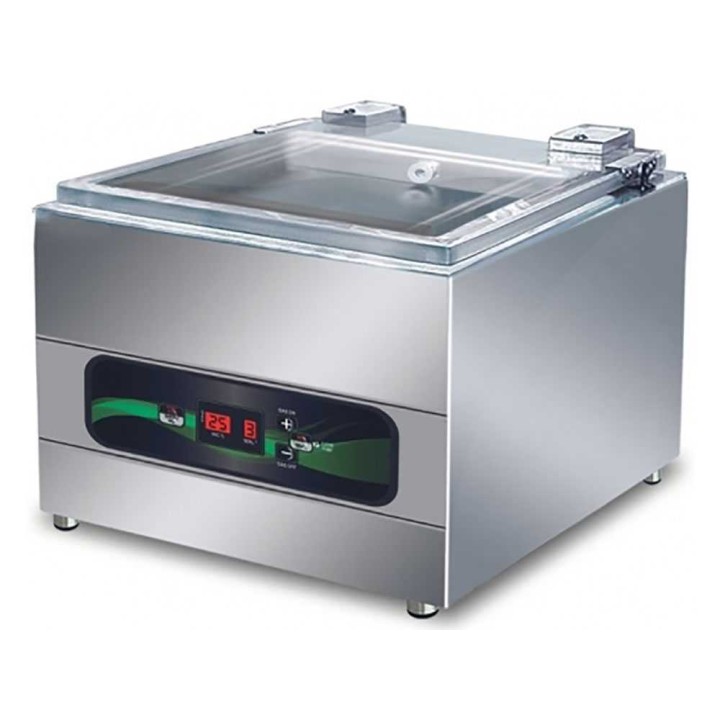Euro 3000 Inox kammiotyhjiöpakkauskone, 25 cm, 350 W, 220 V