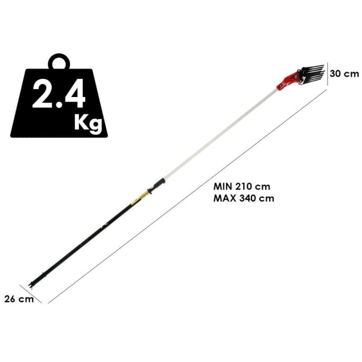 Zanon Olivar Electric AL 300 oliivinpoimuri, 500 W, 12 V, 210–340 cm