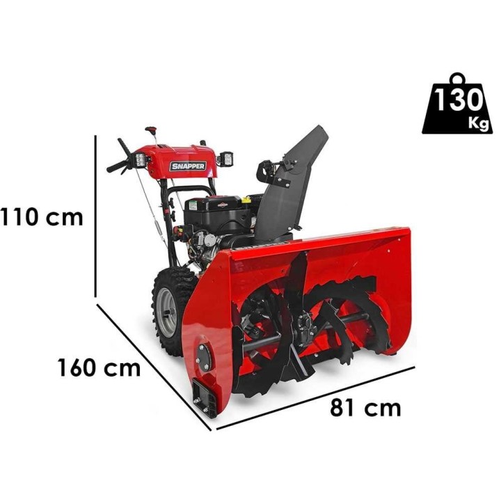 Snapper H1732ES bensiinilumilinko, 81 cm, 15 HP, sähkökäynnistys
