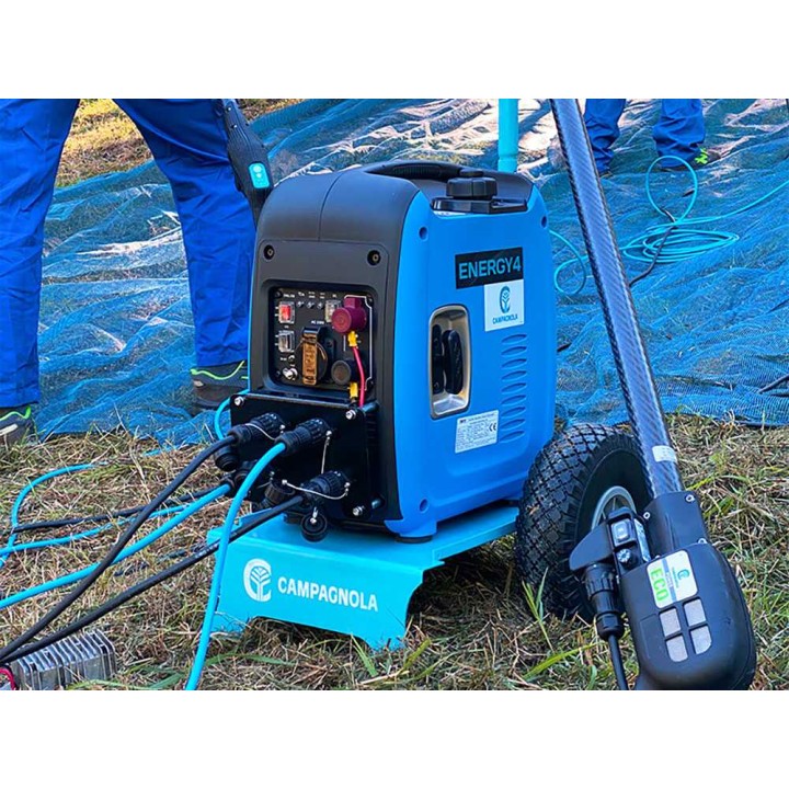 Campagnola Energy 4 invertterigeneraattori, 1 kW, 12 V, 230 V, bensiinikäyttöinen