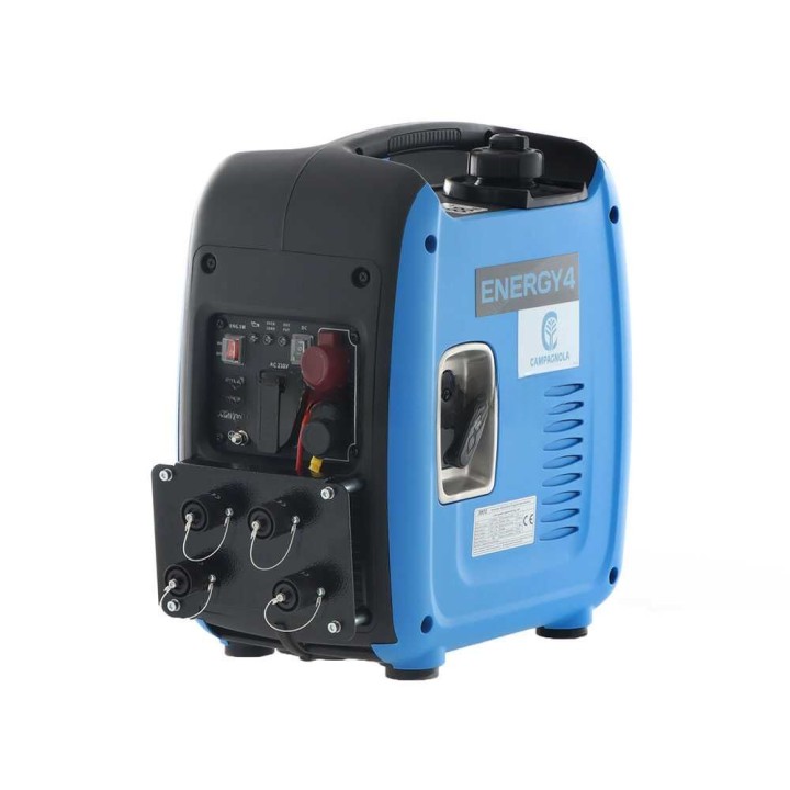 Campagnola Energy 4 invertterigeneraattori, 1 kW, 12 V, 230 V, bensiinikäyttöinen