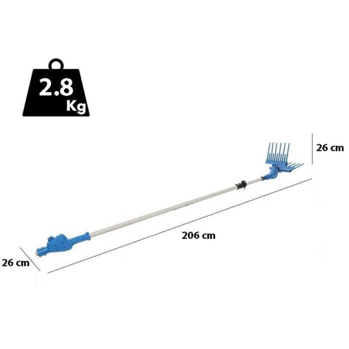 Paterlini B-Fly oliivinkaristin, 12 V, 80 W, teleskooppivarsi 206–296 cm