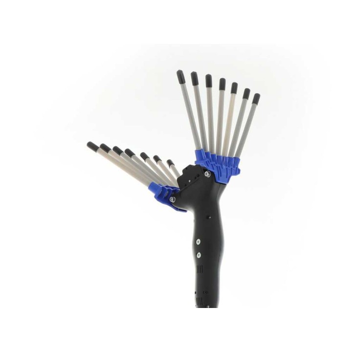 Paterlini V-UP sähköinen oliivinkorjuukampa, 12 V, 80 W, teleskooppivarsi 225–315 cm