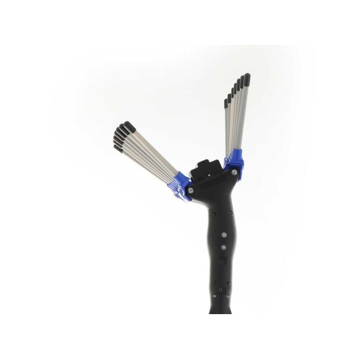 Paterlini V-UP sähköinen oliiviharava, 12 V, 80 W, teleskooppivarsi 225–315 cm