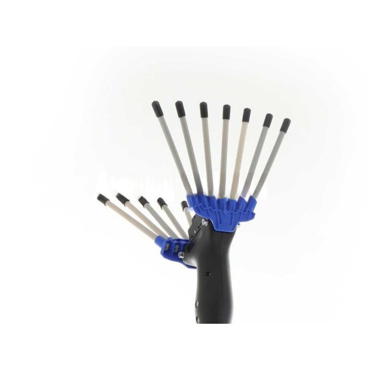 Paterlini V-UP sähköinen oliiviharava, 12 V, 80 W, teleskooppivarsi 225–315 cm