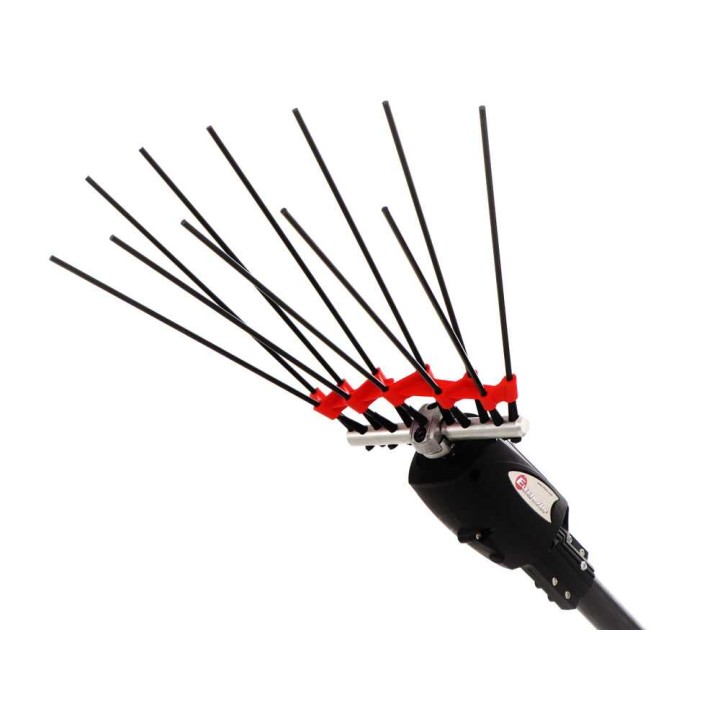 Infaco V5000P3ET oliivinkorjuukampa, teleskooppivarsi 220–280 cm, 720 W, 48 V
