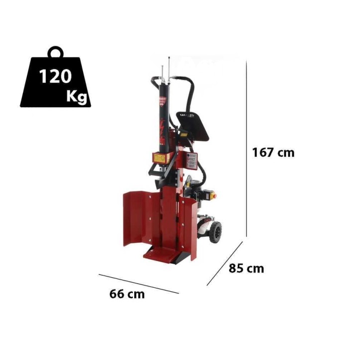 Ceccato Olindo Bull SPLE10POLT - sähköinen halkomakone, 10 t, 400 V