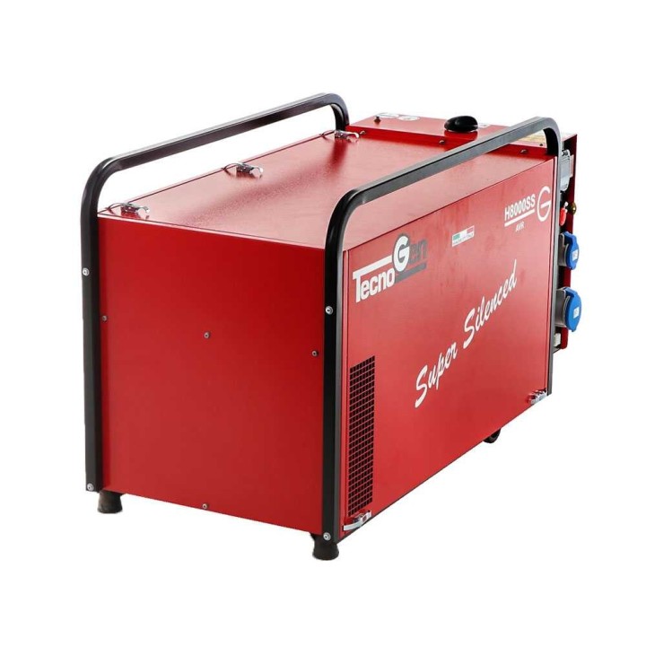 TecnoGen H8000SS/A bensiinikäyttöinen aggregaatti, 5,2 kW, 230 V, ATS