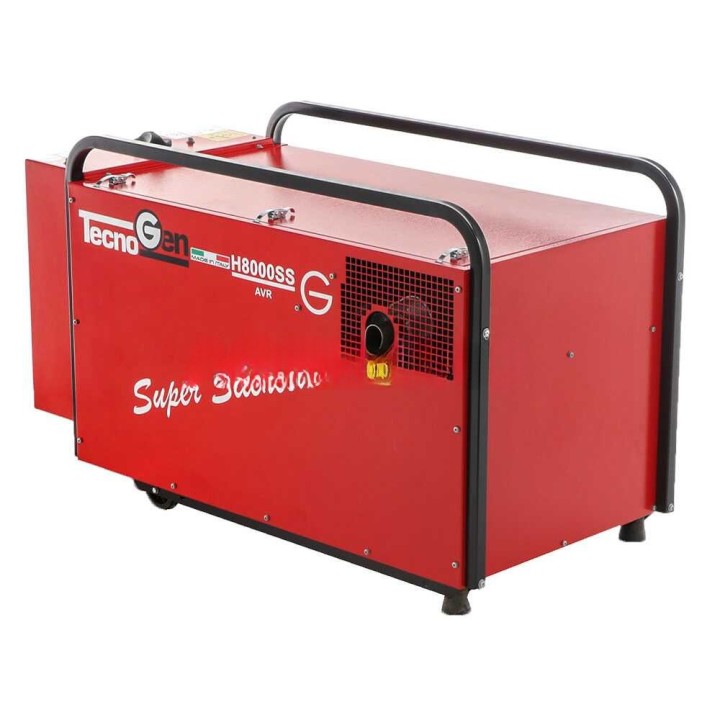 TecnoGen H8000SS/A bensiinikäyttöinen aggregaatti, 5,2 kW, 230 V, ATS
