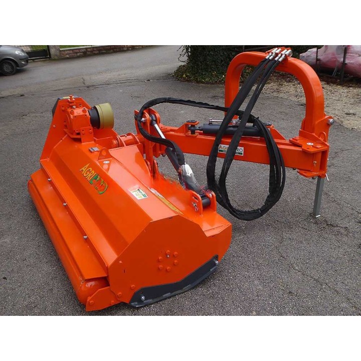 A-PS 180 sivusiirtomurskain traktoriin, 180 cm, hydraulinen siirto, raskas sarja