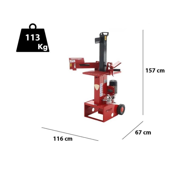Ceccato Olindo BULL SPLE10T pystysuuntainen klapikone, 10 t, 400 V