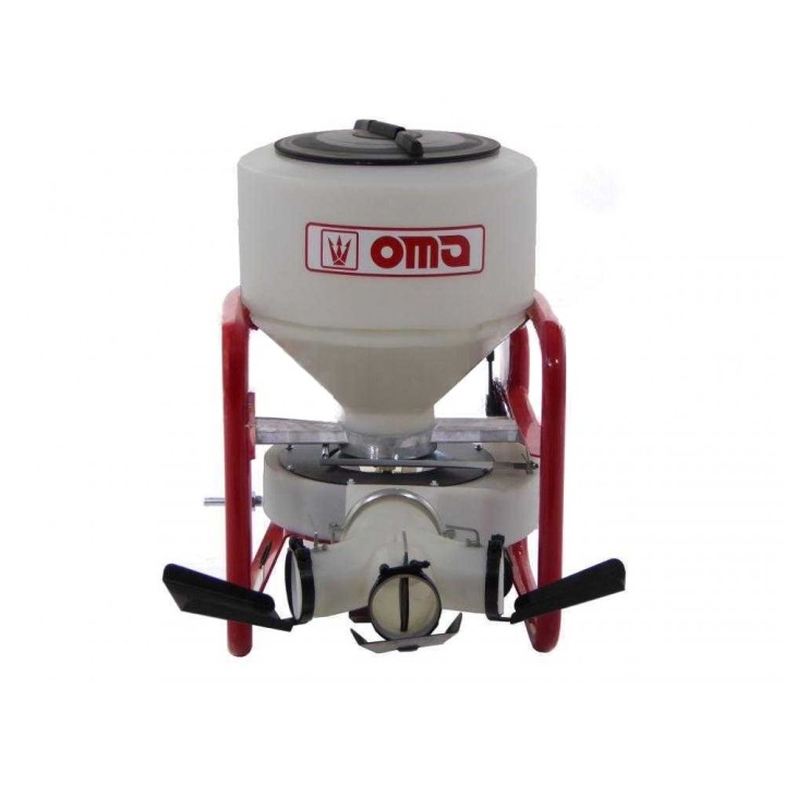 OMA Duster 140 traktorikäyttöinen jauhelevitin, 100 l, 3 ulostuloa