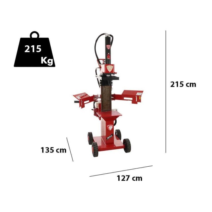 Ceccato Olindo BULL SPL16R4H pystysuora halkomakone, Honda GX200, 16 t