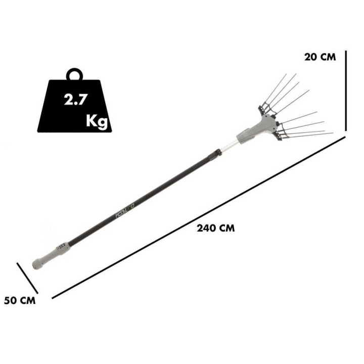 Volpi Olytech Mondial 845XL oliivien sähköinen keruulaite, 350 W, 44 V, 240–360 cm