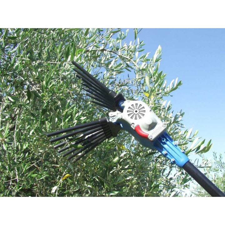 Lisam Oliwatt 2 sähköinen oliivinkerääjä, 12 V, teleskooppivarsi 250–350 cm