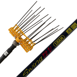 Lisam Swing oliivinkorjuulaite 325 W 12 V hiilikuituvarsi 240 cm