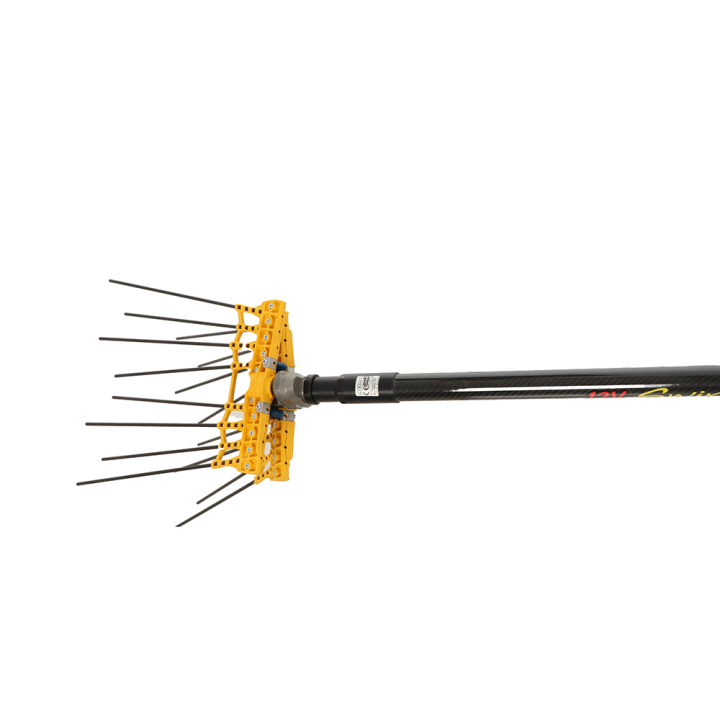 Lisam Swing oliivinkorjuulaite, 325 W, 12 V, hiilikuituvarsi 240 cm