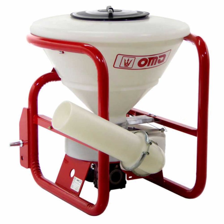 OMA Duster 240 traktorikäyttöinen jauhesirotin 200 l 400 mm