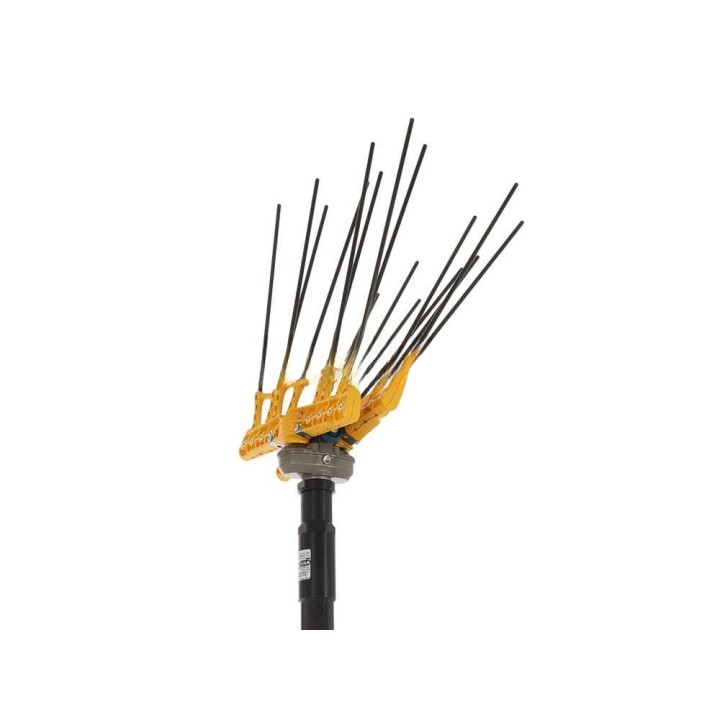 Lisam Swing oliivinkorjuukone, 12 V, 325 W, hiilikuitupiikit, 240 cm