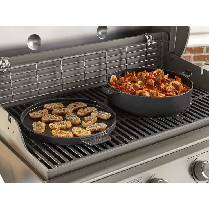Weber Pietra Cocotte 2 in 1 valurautapata grillaukseen, 6,8 l