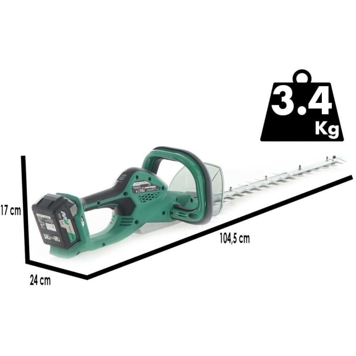 Hikoki CH3656DA akkukäyttöinen aitaleikkuri, 62 cm, 36 V, ilman akkua ja laturia