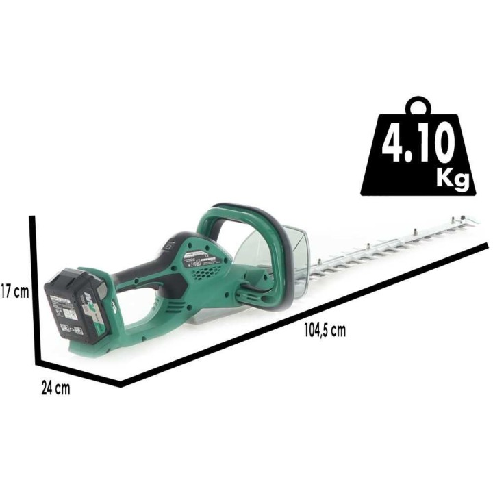 HiKOKI CH3656DA akkupensasleikkuri, 36 V, 62 cm, 2,5 Ah