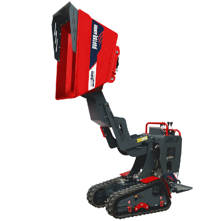 RAPTOR 6800 YEDH telaketjukuljetin Yanmar L100E 10 HP hydraulinen dumper lava