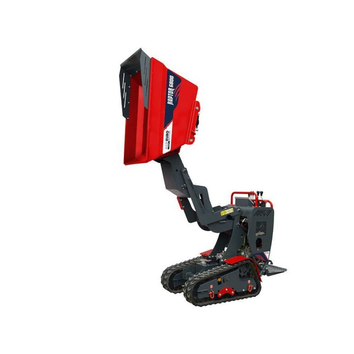 RAPTOR 6800 YEDH telaketjukuljetin, Yanmar L100E, 10 HP, hydraulinen dumper-lava