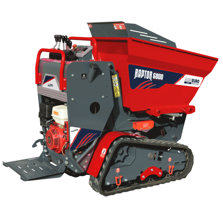 RAPTOR 6800 HED 4 0 telaketjukärry Honda GXe270 9 HP hydraulinen dumper