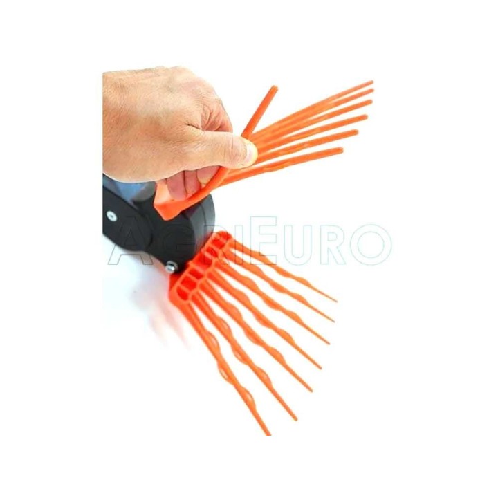 TecnoVIR Olivir - 12 V sähköinen oliivinkerääjä, 200 cm, kiinteä varsi