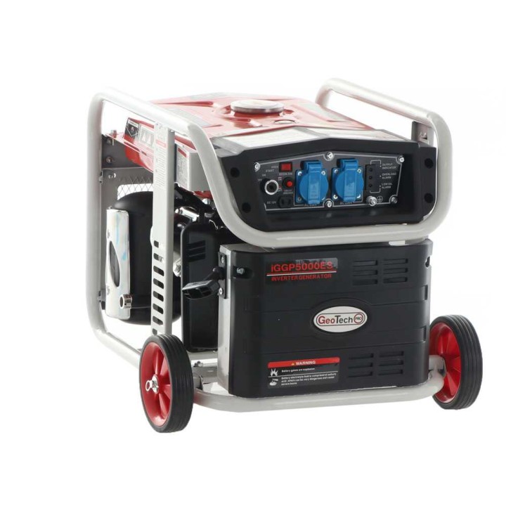 GeoTech Pro iGGP5000ES invertterigeneraattori, 4 kW, 230 V, sähkökäynnistys