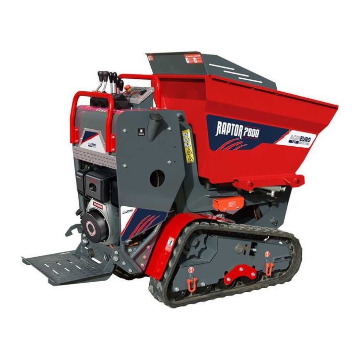 RAPTOR 7800 YEDT 4.0 telaketjudumper, Yanmar L100E, 10 HP, 800 kg