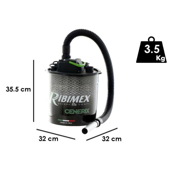 Ribimex Cenerix tuhkaimuri, 18 l,