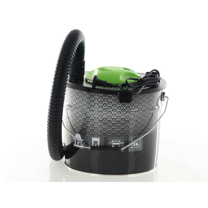 Ribimex Ceneti tuhkaimuri, 15 l, 800 W, 230 V