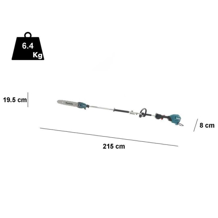Makita UX01GZ akkukäyttöinen monitoimilaite oksasahalla, 40 V, 2,5 Ah