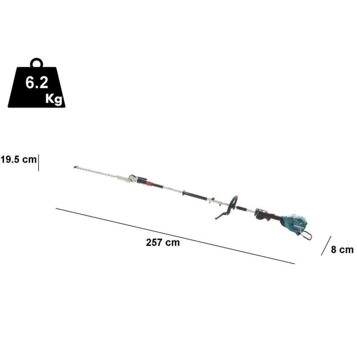 Makita UX01G monitoimilaite pensasleikkuripäällä, 40 V, 53 cm