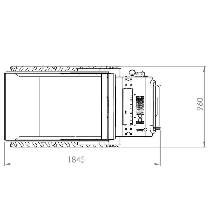 CARGO J 10000 HEDT 4.0 telaketjukärry, Honda GX630, 20,8 HP, 1 000 kg