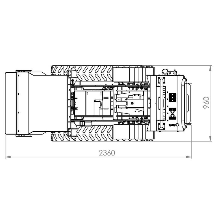 Honda CARGO L 10000 HEDH 4.0 telavetoinen moottorikärry, GX630, 20,8 HP