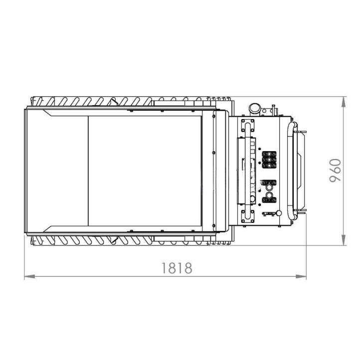 CARGO J 10000 HED 4.0 telaketjukuljetin, Honda GXe630, 20,8 HP, joystick