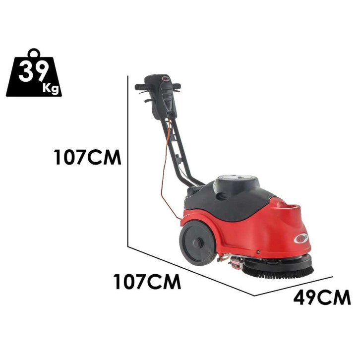Nilfisk Viper AS 380/15C lattianpesukone, 250 W, 38 cm, 15 l