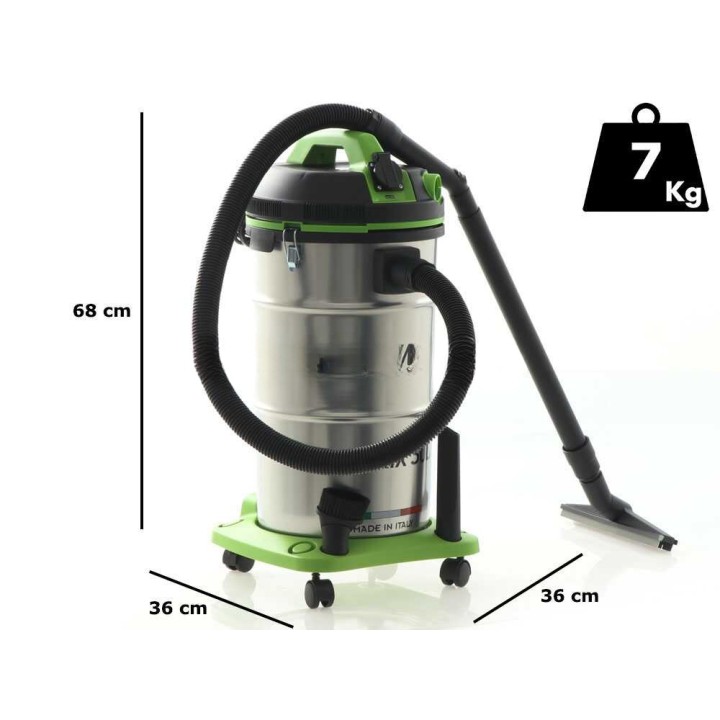 Ribimex Aspirix 30 L märkä-kuivaimuri, 1 200 W, 230 V