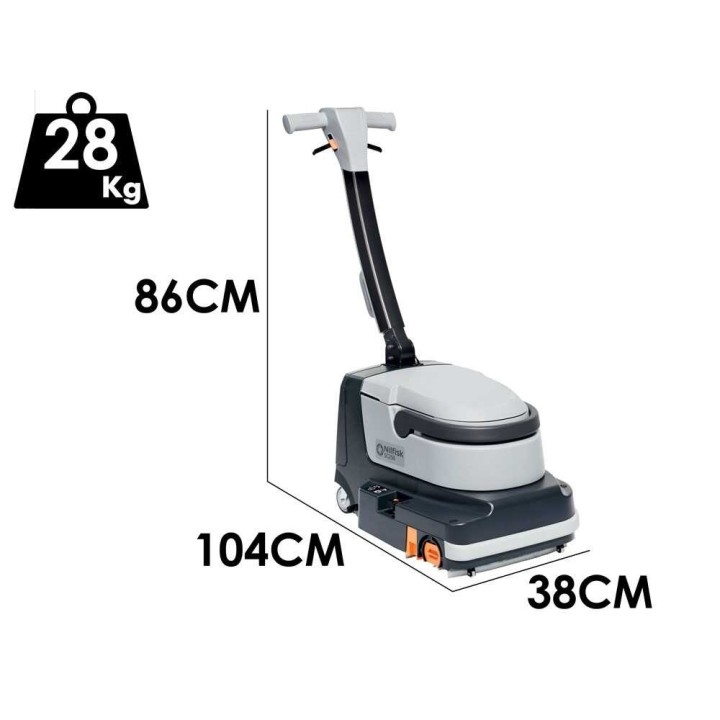 Nilfisk SC 250 akkukäyttöinen lattianpesukone, 36 V, 34 cm