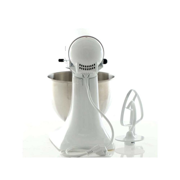 KitchenAid Classic 5K45SS-EWH valkoinen yleiskone, 4,3 l, 275 W