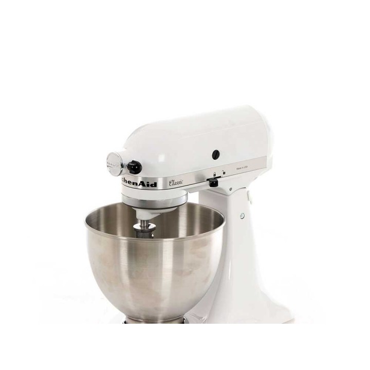 KitchenAid Classic 5K45SS-EWH valkoinen yleiskone, 4,3 l, 275 W